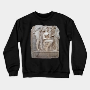 Deity and Dionysus Roman Sebasteion Relief Aphrodisias Crewneck Sweatshirt